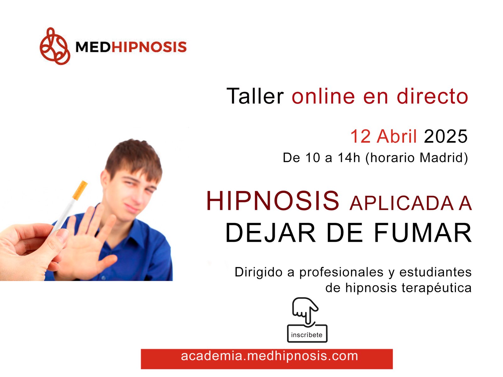 Workshop Hipnosis aplicada a dejar de fumar